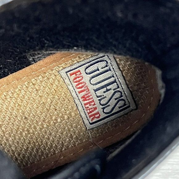 Guess RARE Y2K 1990’s Vintage Spain Made Chunky Black Platform High Top Women 6 - Picture 10 of 10
